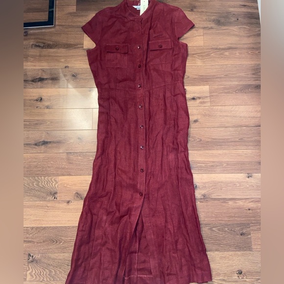 LAURA - Bianca Nygard 100% linen Dress XL - Picture 1 of 6